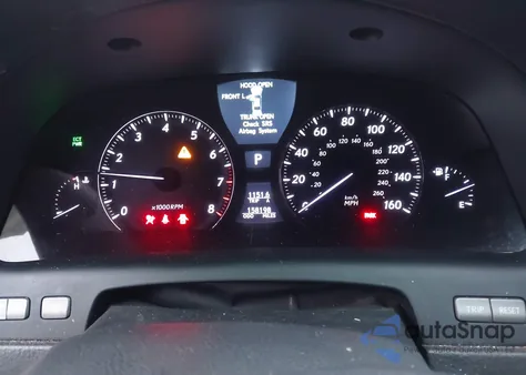 2007 Lexus Ls 460 из США, поврежденный, VIN JTHBL46F975048451